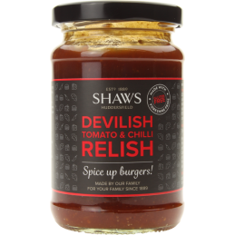 Shaws Devilish Chilli & Tomato Relish (300g)