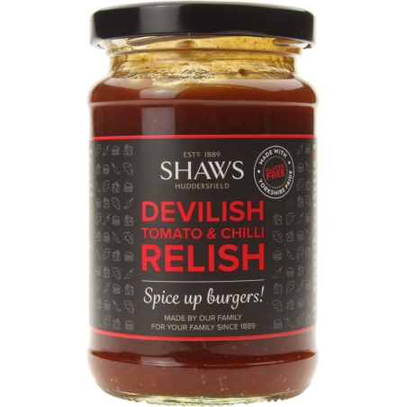 Shaws Devilish Chilli & Tomato Relish (300g)
