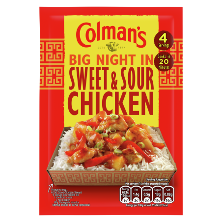 Colman's Big Night In - Sweet & Sour Recipe Mix (58g)