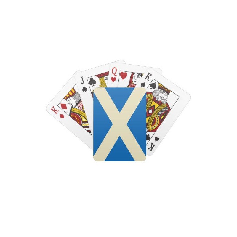 Scotland - Saltire Flag Playing Cards