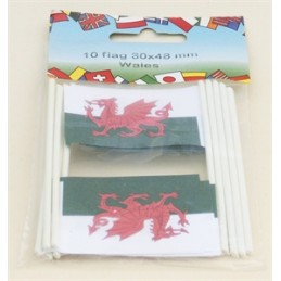 Cake Flags - Wales (pack of...
