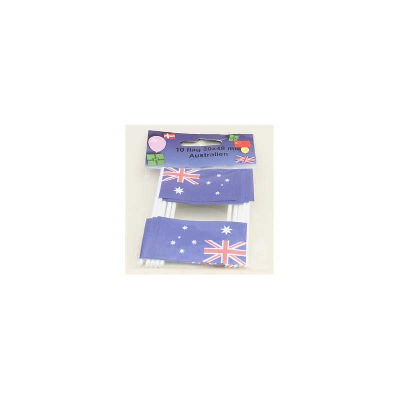 Cake Flags - Australia (pack of 10)