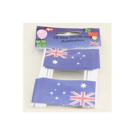 Cake Flags - Australia (pack of 10)