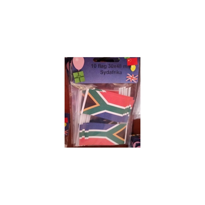 Cake Flags - South Africa (pack of 10)
