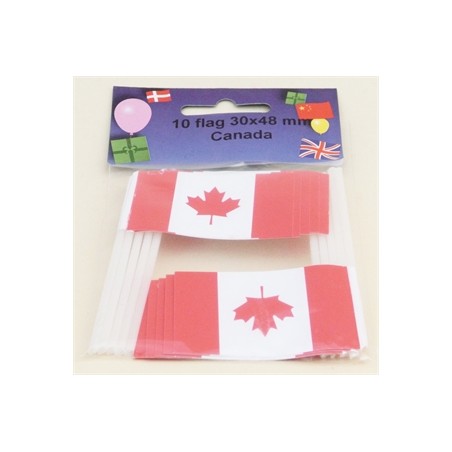 Cake Flags - Canada (pack of 10)