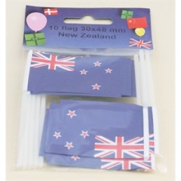Cake Flags - New Zealand (pack of 10)