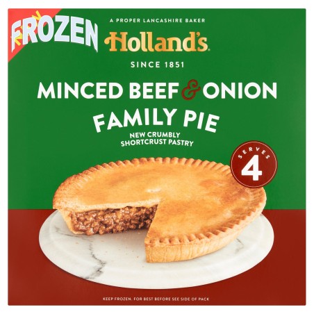 Hollands Family Pie - Minced Beef & Onion (650g)