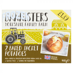 Bannisters Farm - 2 Baked Jacket Potatoes (400g)