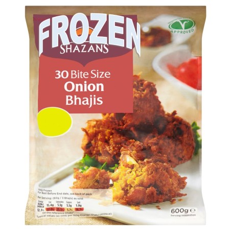 Shazan - Onion Bhajis Bitesize (30 / 600g)