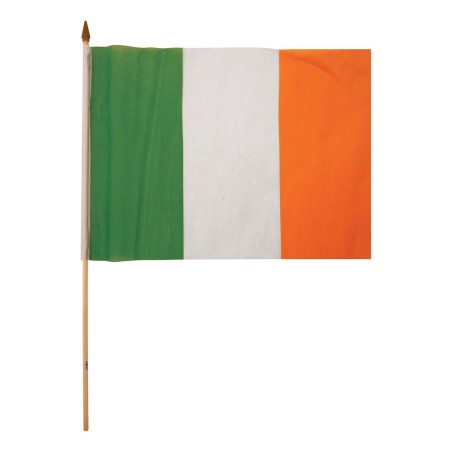 Hand Flag (cloth) - Ireland (1 / 12" x 18")