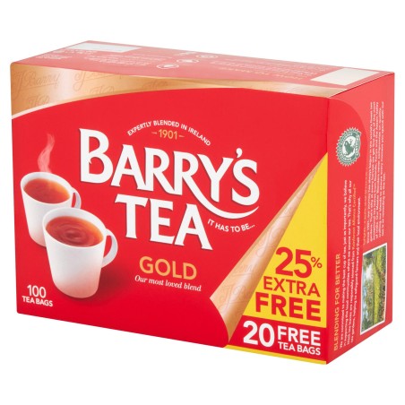 Barry's Gold Blend Teabags (80 / 250g) + 25% Free