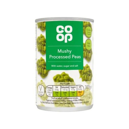 Co-op - Mushy Peas (300g)