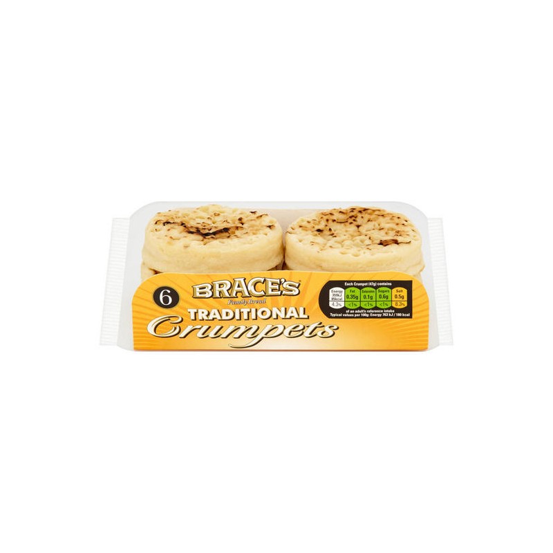 Brace's - Traditional Crumpets (6)