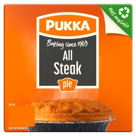 Pukka - All Steak Pie (190g)