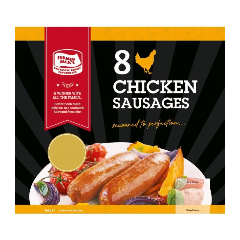 Farmer Jack's - Chicken Sausages (8 / 360g)