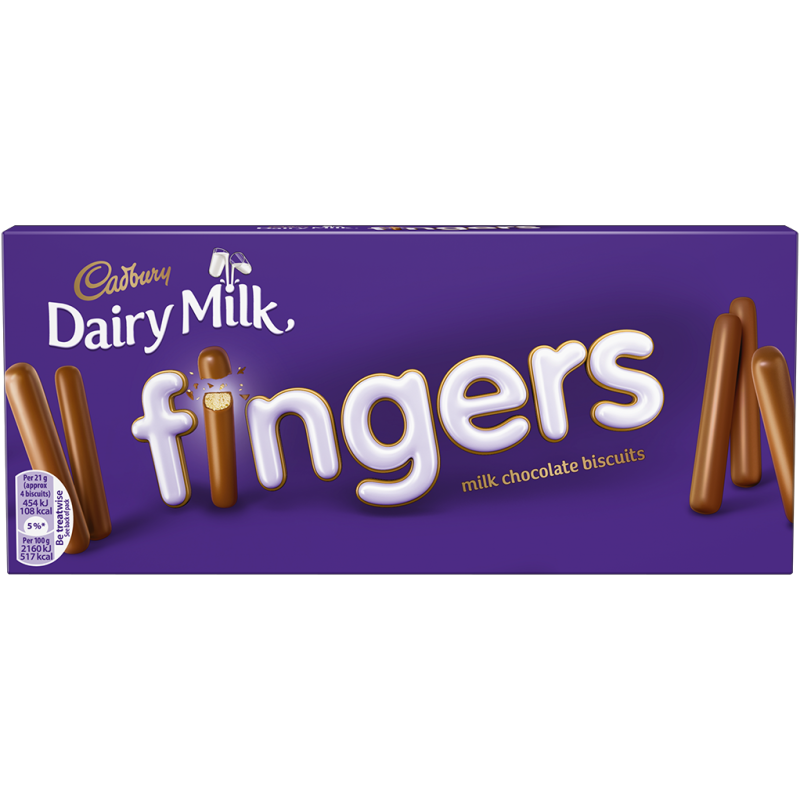 Cadbury Milk Chocolate Fingers (114g)