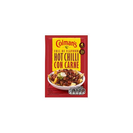 *CLEARANCE. Colmans - Hot Chilli Con Carne (37g)