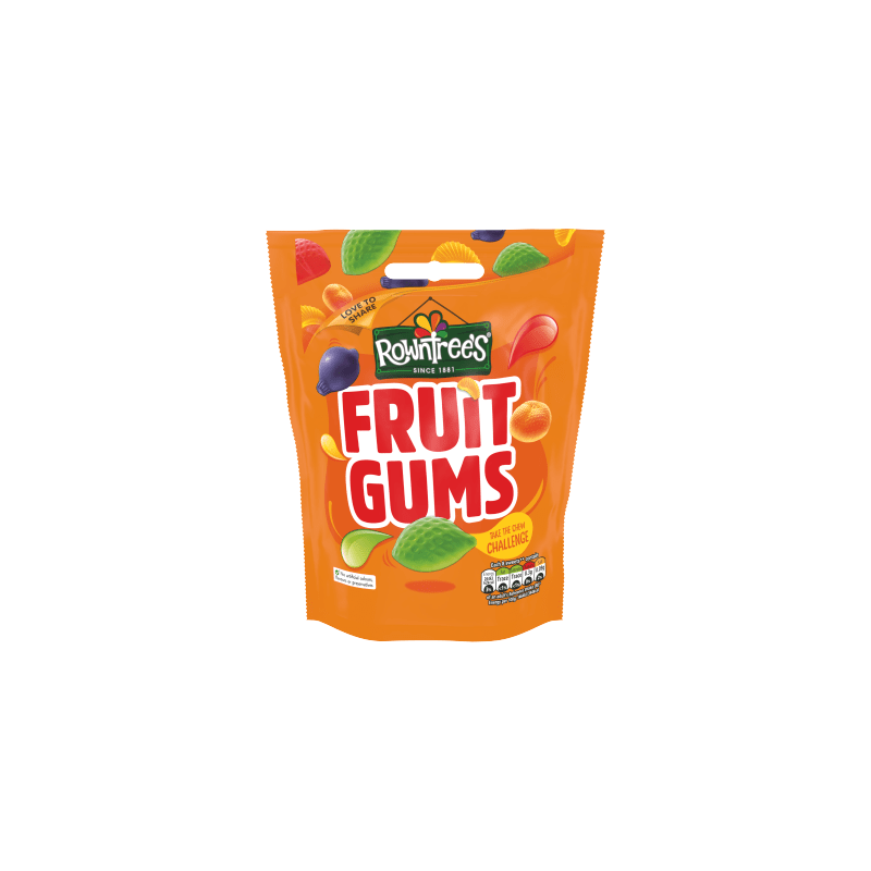 *CLEARANCE. Rowntrees - Fruit Gums Pouch (150g)