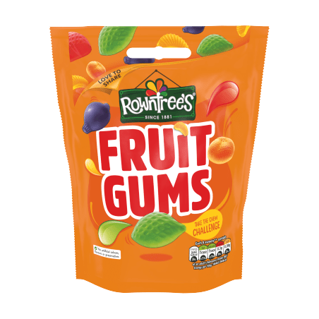 *CLEARANCE. Rowntrees - Fruit Gums Pouch (150g)