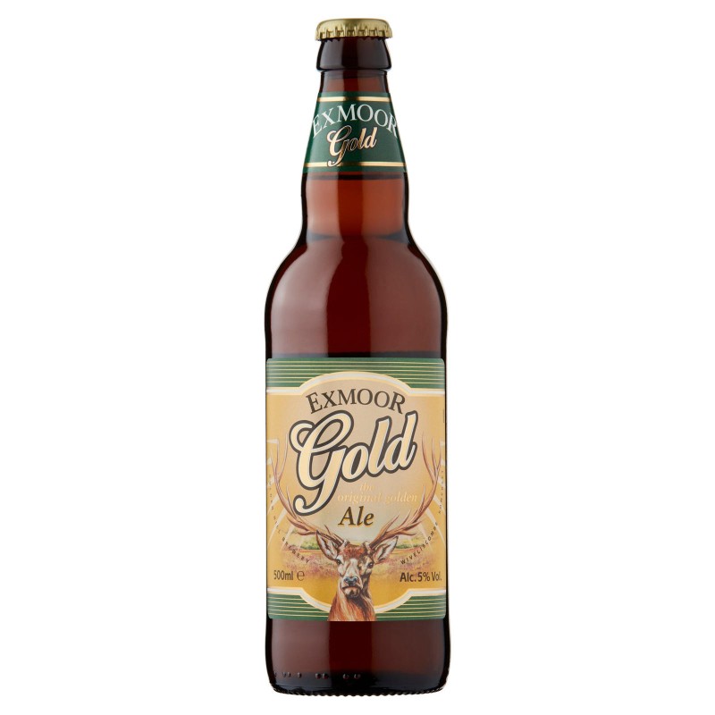 *CLEARANCE.  Gold Ale -  Exmoor Brewery (5.0% / 500ml)