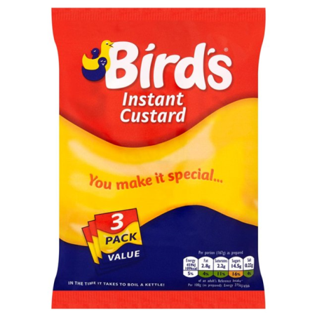 Birds - Instant Custard (3 x 75g Sachets)