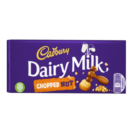 Cadbury - Chopped Nut Dairy Milk (95g)