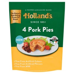 Hollands - Pork Pies (4 x...