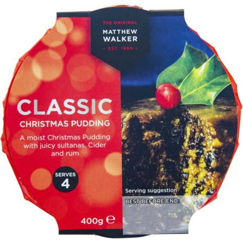 Christmas Pudding Classic Matthew Walker (400g)