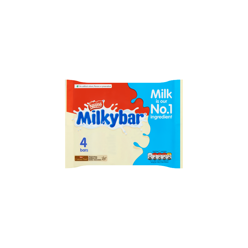 Nestlé - Milkybar White Chocolate Bar Multipack (4 x 25g)
