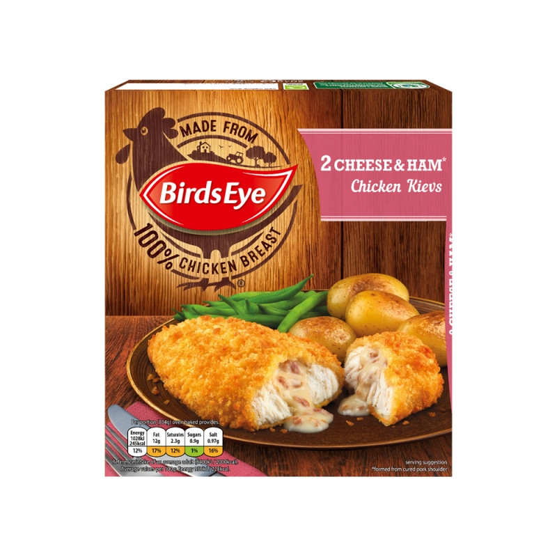Birds Eye - Cheese & Ham Chicken Kievs (2 / 204g)