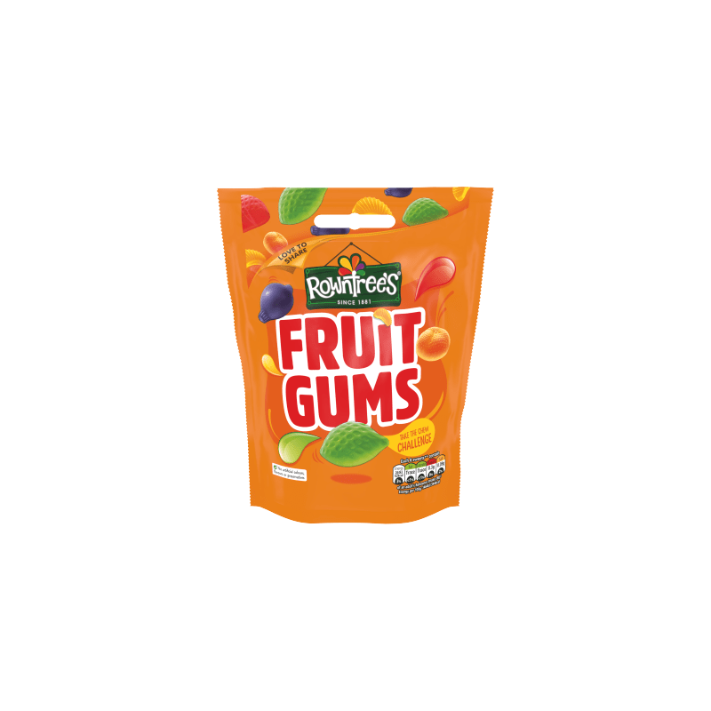 Rowntrees - Fruit Gums Pouch (120g)