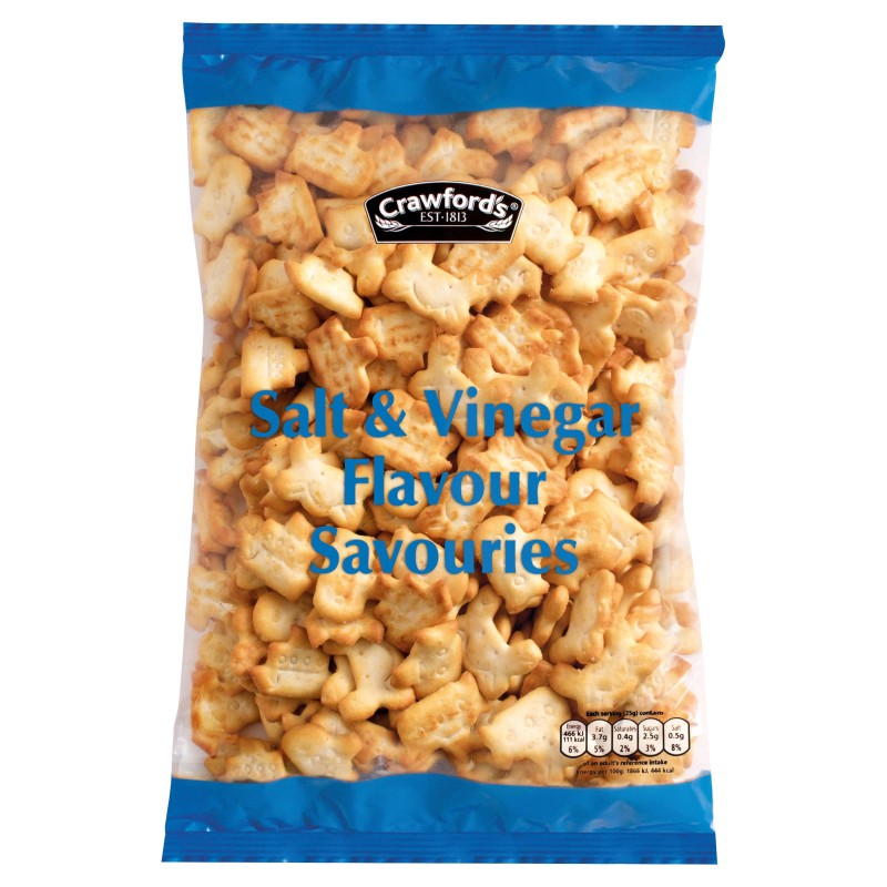 Crawford's - Salt & Vinegar Savouries (200g)