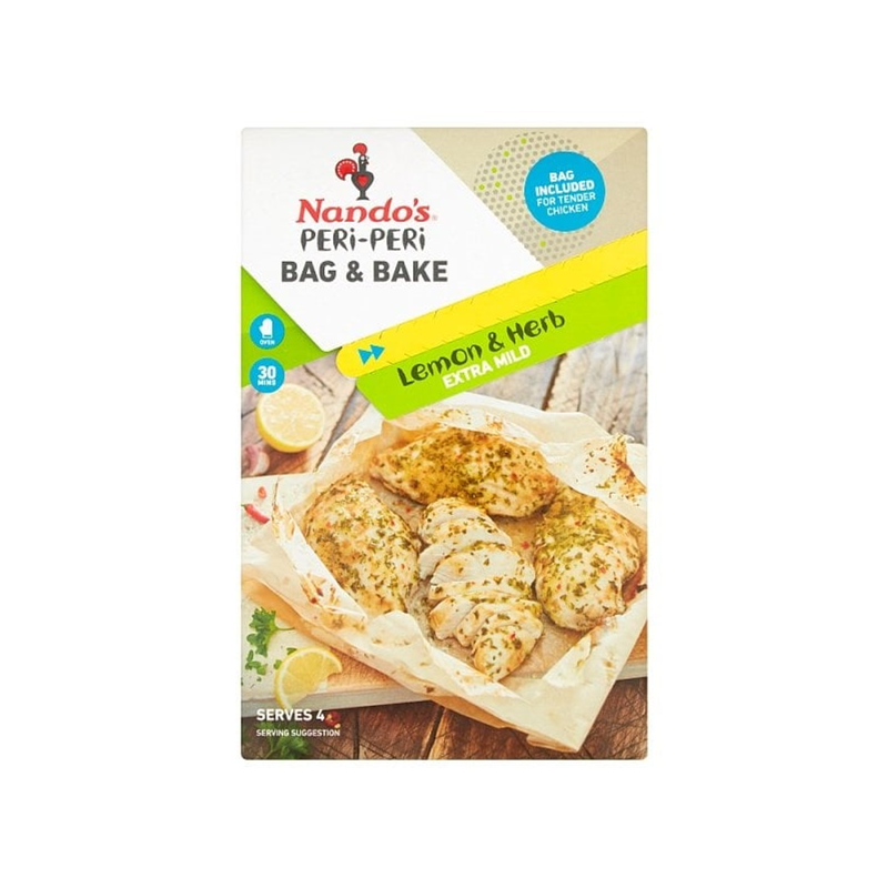 Nando Lemon & Herb Extra Mild Bag & Bake (20g)