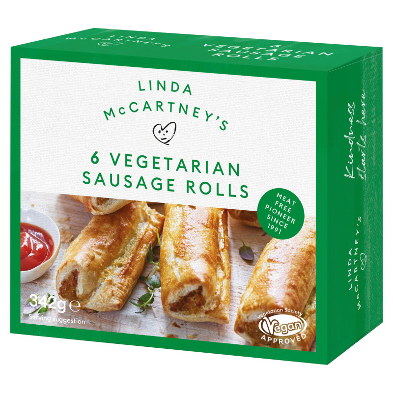 Linda McCartney - Vegetarian Sausage Rolls (6/342g)