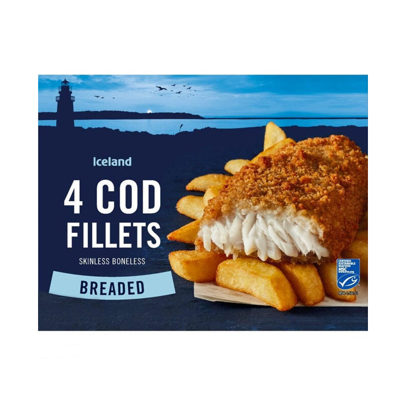 Iceland - Breaded Cod Fillets (4 / 440g)