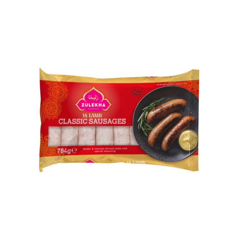 Zulekha - Lamb Classic Sausages (14/784g)