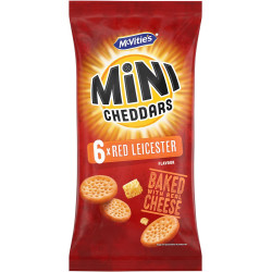 Jacobs Red Leicester Mini Cheddars Multipack (6x23g)