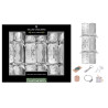 Xmas Crackers.  13.5" (34cm) Deluxe Snowflake (1 x 6)