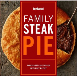 Iceland Family Steak Pie...