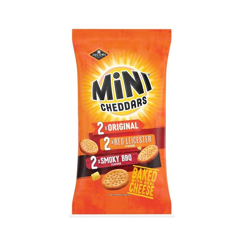 Jacobs Mini Cheddars Variety Pack (6x25g)