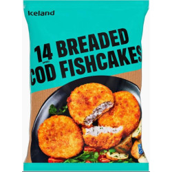Iceland Breaded Cod Fishcakes (14/700g)
