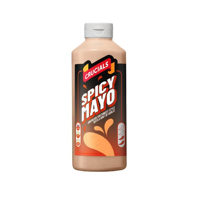 Crucials Spicy Mayo With A Hint of Garlic (500ml)