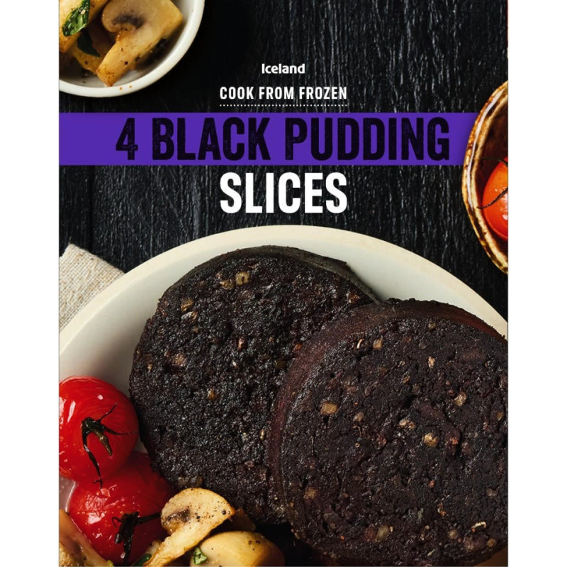 Iceland Black Pudding Slices (4/200g)