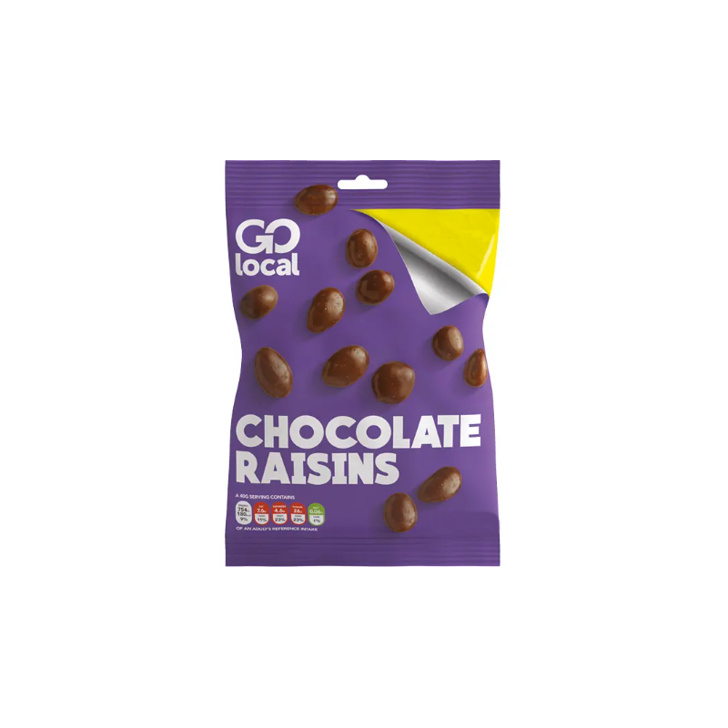 Go Local Milk Chocolate Raisins (115g)