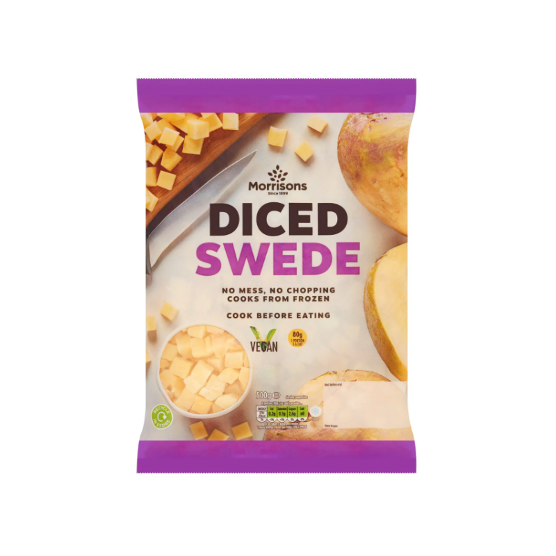 Morrisons Diced Swede (500g)