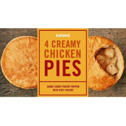 Iceland Creamy Chicken Pies...
