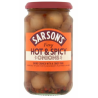 Sarsons Hot & Spicy Silverskin Onions (460g)
