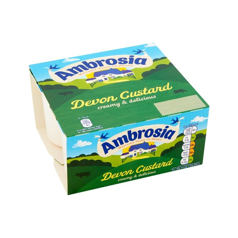 Ambrosia - Devon Custard Pots (4 x 120g)