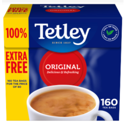 Tetley Tea (80 + 80 Free...