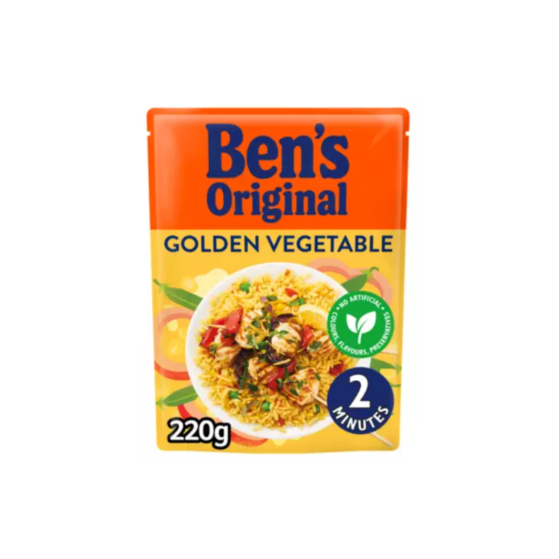 Bens Original Golden Vegetable Rice (220g)